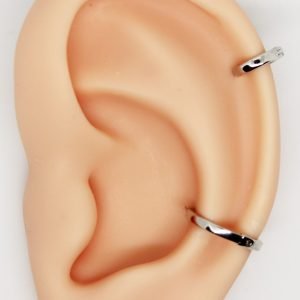 Piercing Hélix Argolinha Clicker Cartilagem Orelha Aço 6mm